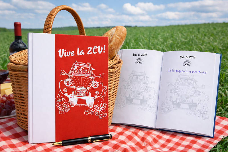 Vive la 2CV Notizbuch